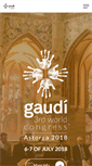 Mobile Screenshot of gaudicongress.com